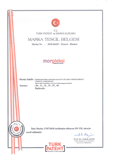 Marka Tescil Belgesi