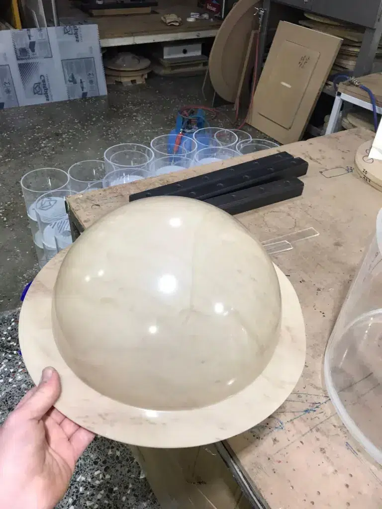 Aydınlatma tasarımı bombe pleksi