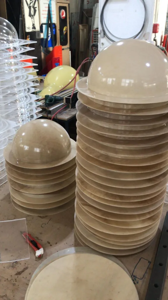 Mobilya ve aksesuar bombe pleksi